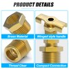 MEANLIN RV Water Heater Replacement Drain Valve 1/4" NPT &