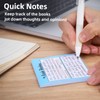 SUADENBook Review Sticky Notes Notepad - 6Pcs Back to School