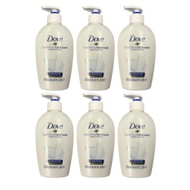 Dove 6PK Dove Nourishing Hand Wash Cream 8.45oz Gentle Moisture Soft Skin Clean