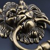 Be In Your Mind Door Knocker 6.2" Tiger Head Antique