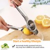 Ollimy Lemon Squeezer Hand Press, Lemon Squeezer Juicer Stainless Steel