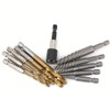 11Pcs Screw Extractor and Left Hand Drill Bits Set Included