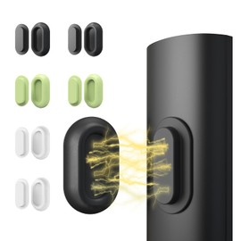 Vaszu Magnetic Remote Control Holder Self-Adhesive Wall Mount, 6 Pack Upgraded Silicone Organizer Storage Wall Holder for Home Office TV, Fan and Air Conditioner Remote Control