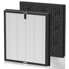 MAKKULN AP303 AP304 Replacement Filter for DAYETTE AP303/304 Air Purif-ier and for FRESHDEW Air Pur-ifier AP303/304, H14 HEPA 3-Stage Filtration System, 2-Pack