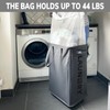 Goodpick Laundry Basket with Wheels, Laundry Hamper with Removable Wash
