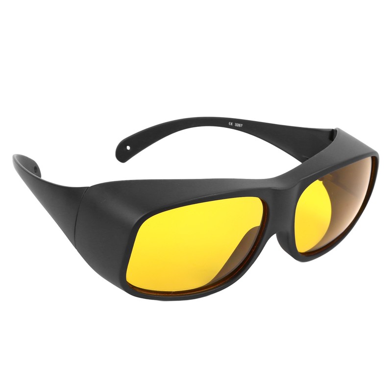 Blue Blocking Light Goggles 200 to 590nm Comfortable Black Frame