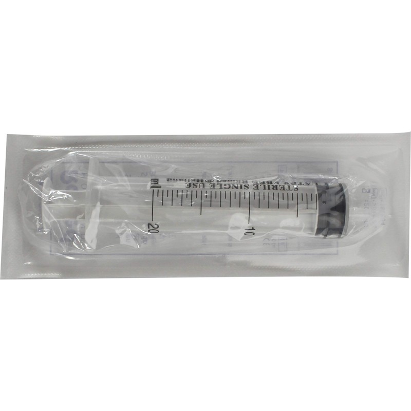 Romed Medical Disposable Syringes, Individually Packed and Sterile , 20