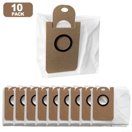 4/10 Pack Replacement Bags Fit For Airzeen Q10 Pro Robot Vacuum Cleaner, 2.5L Large Capacity Auto-Empty Station Bags With Advanced Filtration System(10 PACK)