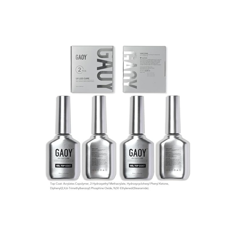 GAOY - 2 piezas de 16 ml de capa superior