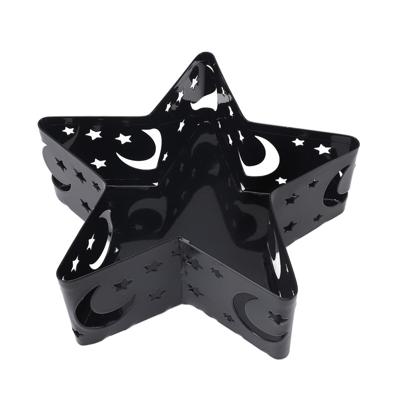 Ramadan Dessert Tray Iron Reusable Large Capacity Moon Star Shaped