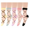 Benefeet Sox - Calcetines de encaje transparentes para mujer, calcetines