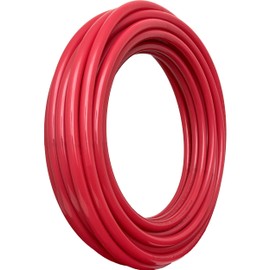 SharkBite 3/4 Inch x 100 Feet Red PEX-A, PEX Pipe Flexible Water Tubing for Plumbing, UA70R100