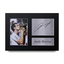 HWC Trading Andy Murray Signed A4 Printed Autograph Tennis Print Photo Picture Display