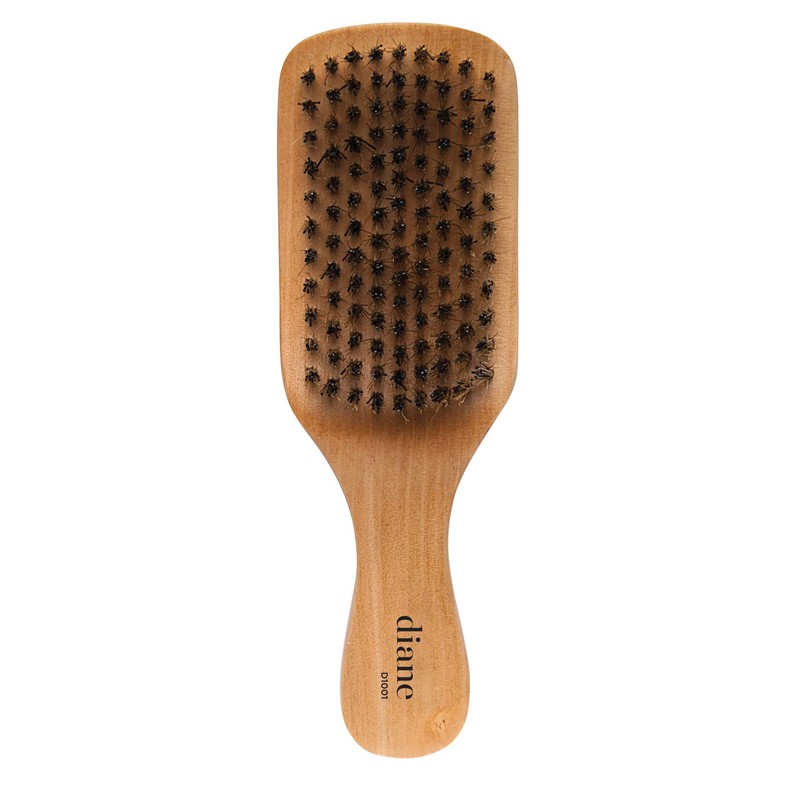 Diane Curved Reinforced Boar Club Extra Firm Bristles D1001