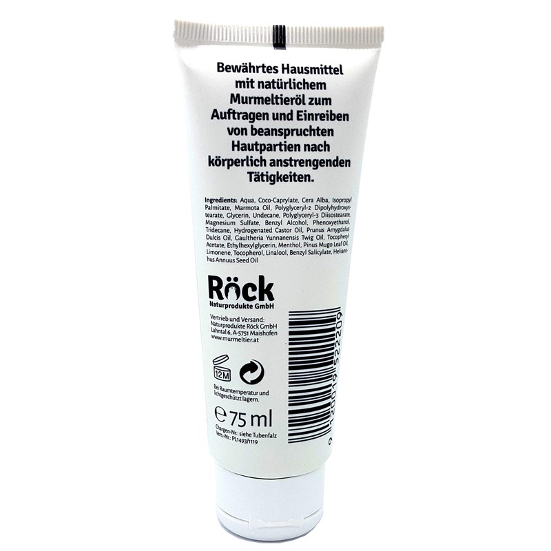 Original Röck Marmot Ointment Sport 75 ml Tube