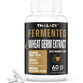 Thalacy 60 Count 13Mg Spermidine Formula Fermented Wheat Germ Extract Capsules
