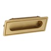 Brass Recessed Furniture Handle Kitchen Cupboard Cabinet Wardrobe Drawer Pulls