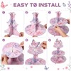 ArtSocket 2pc 3-Tier Butterfly Cupcake Stand Birthday Decoration