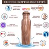 PRURA Copper Water Bottle A Leak Proof Ayurvedic Pure Copper