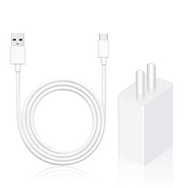 Upgraded Fast Charging Travel External Wall USB Power Adapter Rapid Charging Transmission Speed Type C USB-C Male to USB 2.0 Cable 3ft Compatible with Motorola Moto Z Droid XT1650