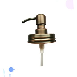 KONTONTY Stainless Steel Soap Pump Liquid Soap Dispenser Pump for Bottle Lotion Bottle
