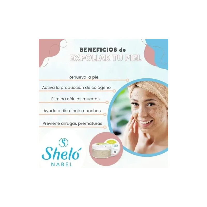Exfoliante Facial D Nuez + Tónico Facial Lechuga Sheló Nabel
