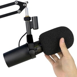 SM7dB Microphone Pop Protection - Sound Insulation Pop Filter Foam Wind Protection Compatible with Shure SM7dB Microphone Professional Microphone Cover YOUSHARES