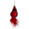 Cobane Studio LLC COBANEC304 Cardinal with Feather Tail Ornament