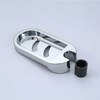 Inchant Shower Rail Clip-on Bathroom Soap Holder Soap Dish, ABS