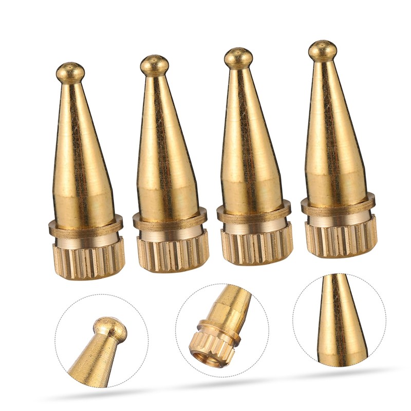 Operitacx 4Pcs Speaker Spikes Copper Feet Isolation Stands for Audio