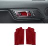 ramuel Compatible with Carbon Fiber Door Handle Trim Cover Accessories