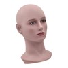 MagiDeal Bald Mannequin Head Training Head Smooth Surface Lightweight Stable