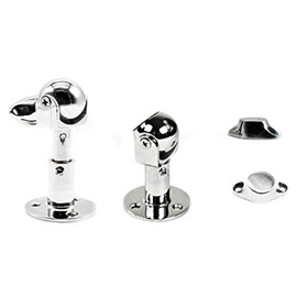 MARINE CITY Magnetic Ball Door Window Stopper Set, 316 Stainless Steel, Corrosion-Resistant, Holds 4kg, Water-Resistant, Extendable 73mm-100mm, Ideal for Boats, Yachts, Ships