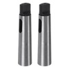 Sourcing Map 2PCS Morse Taper Adapter MT3-MT2, High-Carbon Steel, Drill