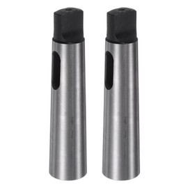 Sourcing Map 2PCS Morse Taper Adapter MT3-MT2, High-Carbon Steel, Drill Sleeve, Reducing Morse Taper Center Sleeve, Compatible with Lathe, Milling Machine, Drilling Machine