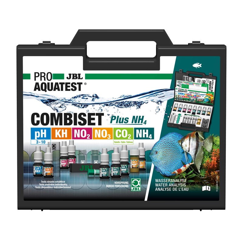 JBL ProAquaTest Combi Set Plus NH4 Water Test Case with