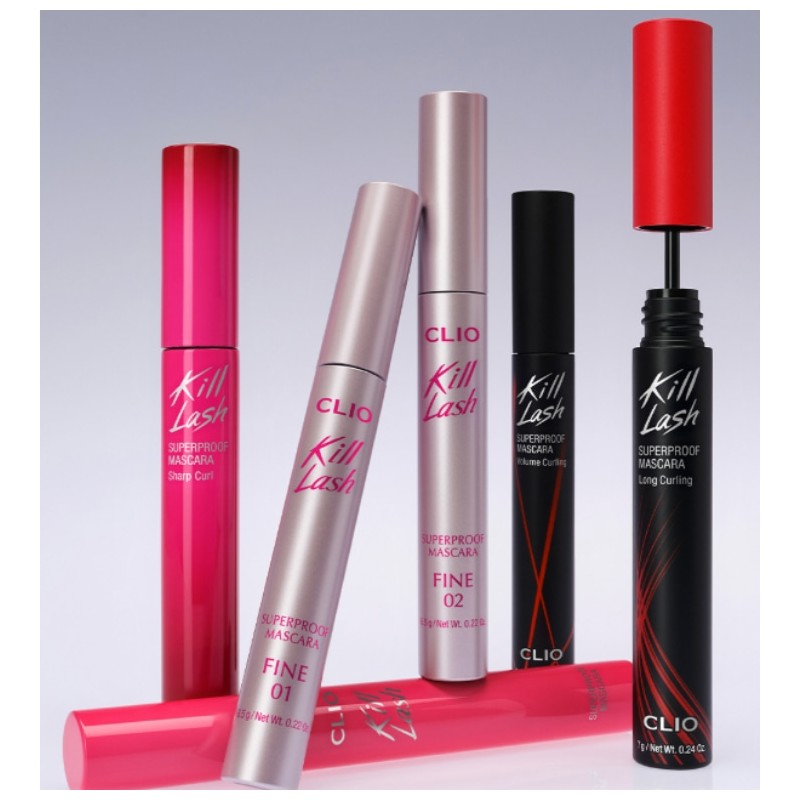 CLIO Kill Lash Superproof Mascara 7g*2ea, Color:10 Clear Curl(1+1)