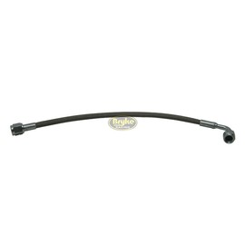 Brake Line 12" 90 Degree -4AN -4 AN 12 inch Steel Braided Brakeline IMCA Bryke Racing