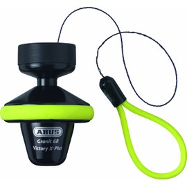 ABUS Granit Victory XPlus 68 brake disc lock - Motorcycle lock with good grip - ABUS security level 16, yellow