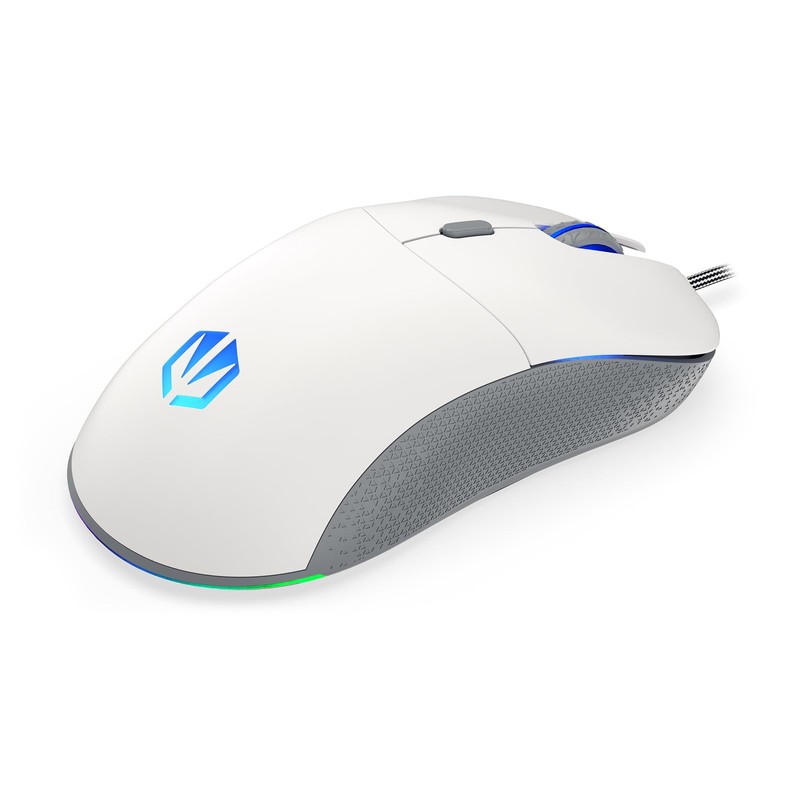 ENDORFY GEM Plus Onyx White Gaming Mouse RGB, Ultralight Wired