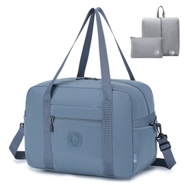 SPAHER Eurowings Hand Luggage Bag 40 x 30 x 25 cm Foldable Travel Bag Aeroplane Sports Bag Women Men Duffle Bag Waterproof Weekender Handbags Hand Luggage Gym Fitness Bag with Travel Toiletry Bag