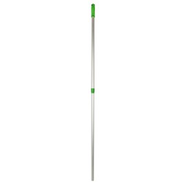 Restaurantware-Clean Tek Professional 59.8 Mop Handle, 1 Telescopic Mop Stick - Mop Frame and Pads Sold Separately, 26.8 Inches to 59.8 Inches, Green Aluminum Adjustable Mop Handle, Ergonomic