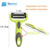 Senven 3-in-1 Peeler - Multi-Function Speed Y Peeler and Shredder.