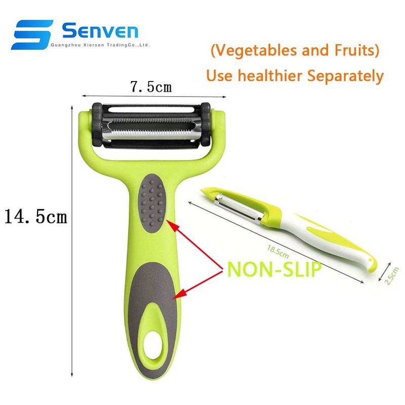 Senven 3-in-1 Peeler - Multi-Function Speed Y Peeler and Shredder.