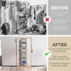 HOSTK 2Pack Hanging Closet Organizer, 6 Tier Hanging Storage Shelves,