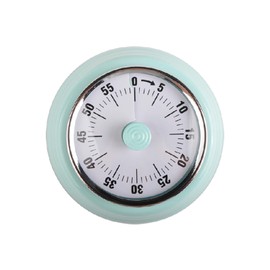 NInE-ROnG Kitchen Timer Reminder Timer Manage 360 Degree Rotating Mechanical Timer Backcountdown Kitchen Alarm Clock Fridge Magnetic for Cooking, Learning (Green)