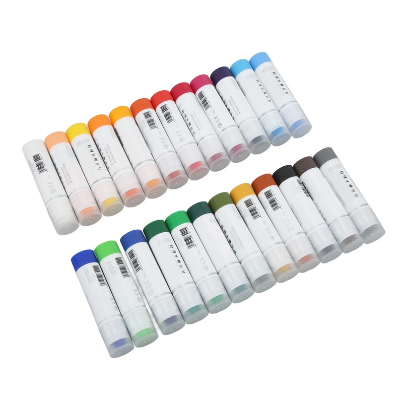 Paint Sticks Paint Smoothly Bright Colors 24 Colors Graffiti Sticks