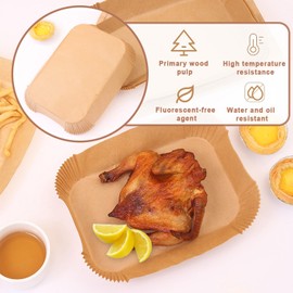 Pack of 120 Airfryer Baking Paper for Cosori Hot Air Fryer 8.5 L, Baking Paper for Hot Air Fryer for Cosori Dual Zone Air Fryer 8.5 L, Cookwise 9 L, Airfryer Accessories Air Fryer Accessories