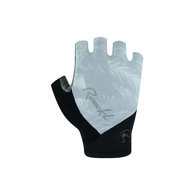 Roeckl Danis Women's Cycling Gloves Short Grey/Black 2023: Size: 7.5