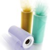 6" Shimmer Tulle Fabric Roll For Crafts, Wedding, Pary Decorations,